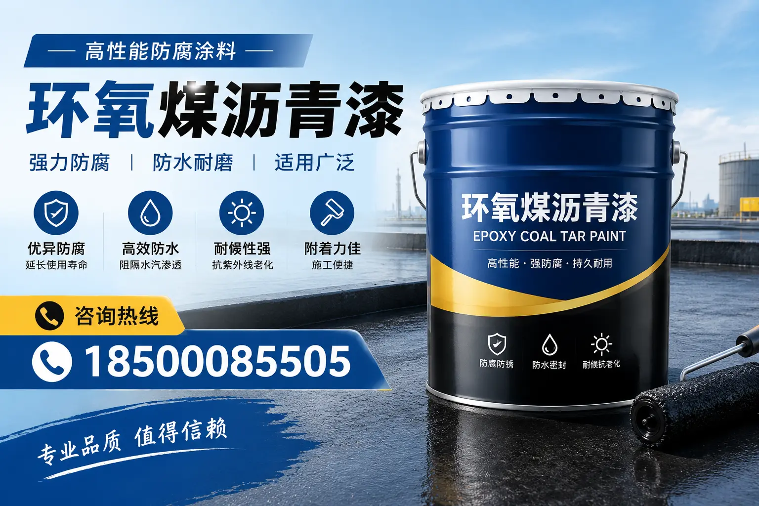 环氧煤沥青漆的主要成分与功能，齐齐哈尔用户深度了解