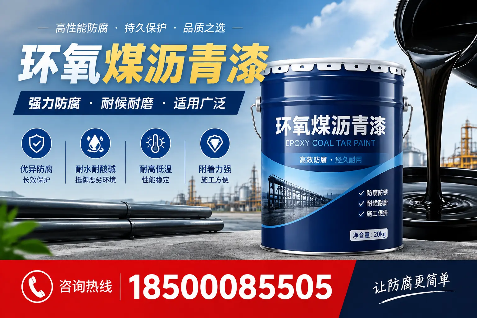 环氧煤沥青漆在不同气候条件下的表现分析，齐齐哈尔适用性